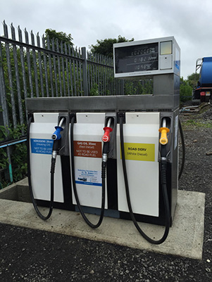 Fuel pumps at G. D. Jones Anglesey